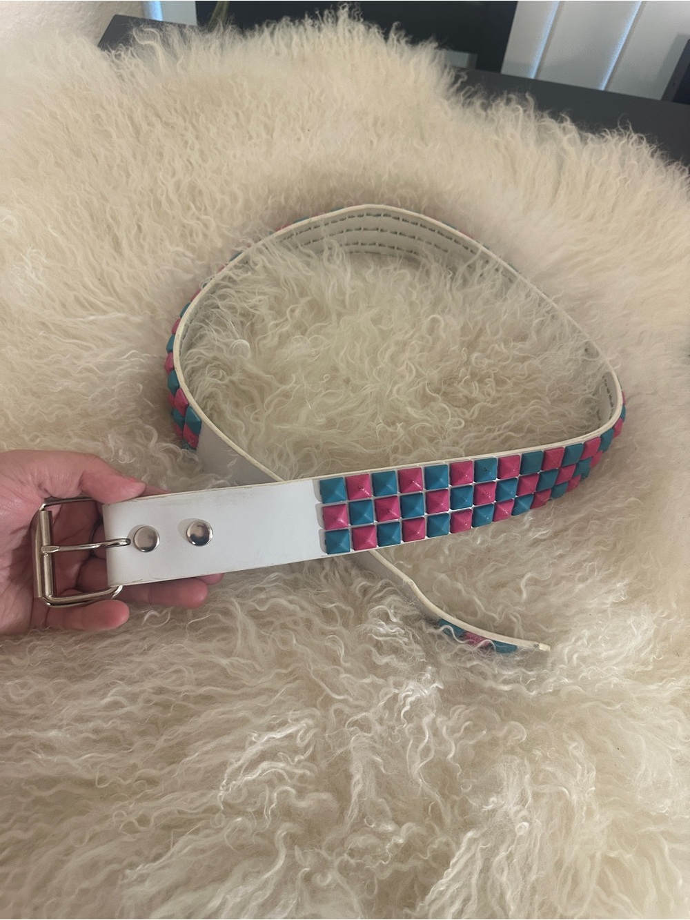 Y2K hot topic studded belt